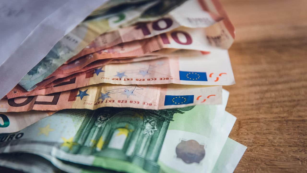 Sedlar med valutan euro